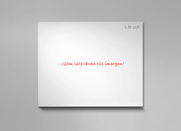 Klassisk whiteboardtavla för skola och klassrum